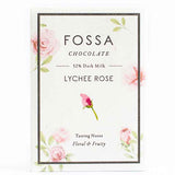 Fossa Lychee Rose Dark Milk Chocolate