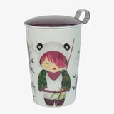 Ceramic Mug w/Infuser - Panda