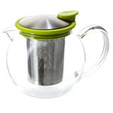 Glass Teapot with Basket Infuser (25 Oz)